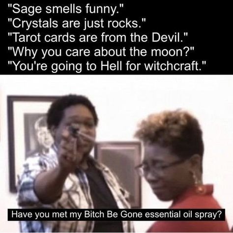 Crystal Humor, Pagan Humor, Witch Humor, Witch Jokes, Funny Spiritual Memes, Witch Meme, Yoga Humor, Chaos Magick, Witch Things