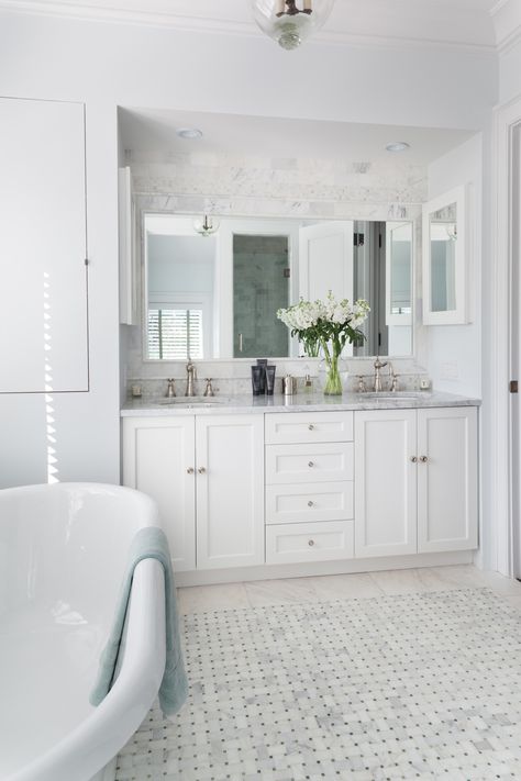 Hampton Bathrooms, Hamptons Bathrooms, Hampton Style Bathroom, Hampton Beach House, Beach Style Bathroom, Hampton Beach, Master Bath Remodel, Fired Earth, House Beach