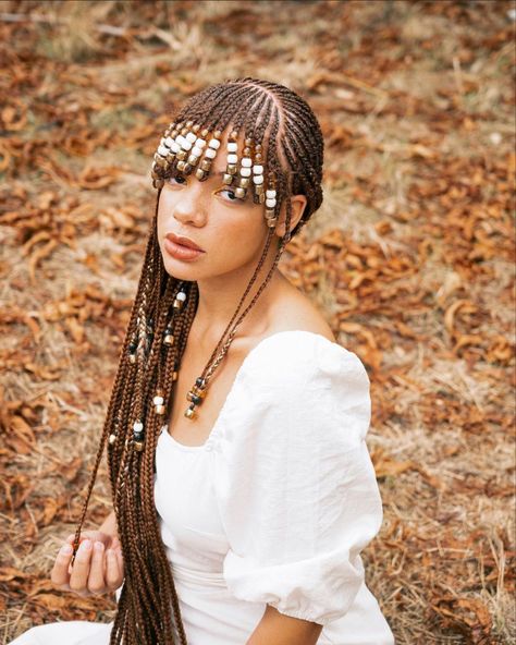 Bangs For Kids, Hairstyle With Beads, Braids And Beads, Cornrows With Beads, Fringe Braid, Ethnic Hairstyles, Braids Hairstyles Pictures, Braided Cornrow Hairstyles, Quick Braided Hairstyles