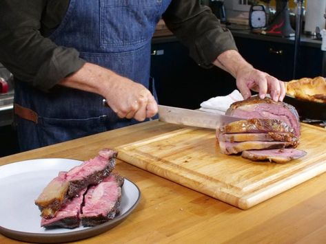 Holiday Standing Rib Roast Recipe | Alton Brown Standing Rib Roast Recipe, Prime Rib Recipes, Beef Rib Roast, Recipes With Ingredients, Rib Roast Recipe, British Recipes, Standing Rib Roast, Food Beef, Prime Rib Recipe