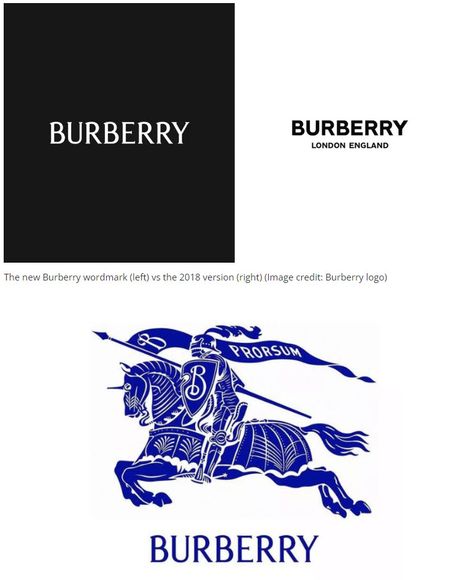 The sans-serif typeface the new logo replaces only lasted from 2018 to 2023. The company has also resurrected its 1901 '‘Equestrian Knight Design’ (EKD) symbol for good measure. The rebrand comes as new chief creative officer Daniel Lee has taken over the company. According to Burberry, "The original Equestrian Knight Design was the winning entry of a public competition to design a new logo, circa 1901. The design features the Latin word 'Prorsum' meaning 'Forwards'." Burberry Rebrand, Dtf Images, Polo T Shirt Design, Knight Design, Latin Word, Sans Serif Typeface, Ralph Lauren Logo, Latin Words, Serif Typeface