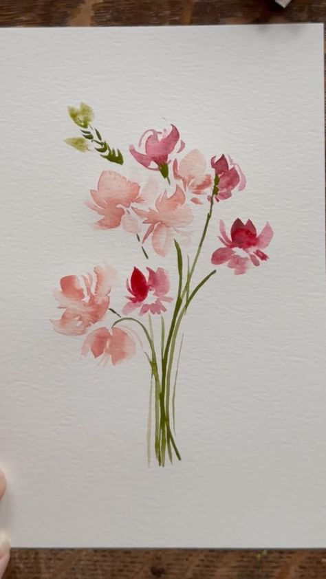 Kristine Brown on Reels | Taylor Swift · Wildest Dreams Watercolor Taylor Swift, Watercolour Taylor Swift, Taylor Watercolor, Taylor Swift Watercolor Bookmark, Watercolour Cosmos Flower, Flower Sketches, Happy Wednesday, Watercolor Artist, Watercolor Illustration