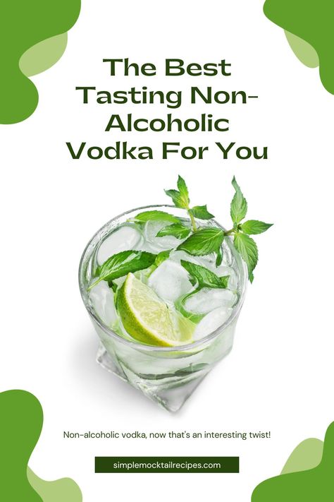 Non-alcoholic vodka, now that's an interesting twist! In this article, we’re listing a bunch of non-alcoholic vodka alternatives that you can try. | Non-Alcoholic Substitute For Vodka | Non-Alcoholic Vodka Substitute | Best Non-Alcoholic Vodka Non Alcoholic Vodka, Simple Mocktail, Best Mocktails, Easy Mocktail Recipes, Epicure Recipes, Mocktail Recipes, Mocktail Recipe, Food App, Non Alcoholic