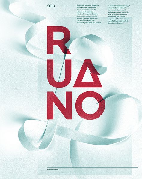 L_RUANO poster by Mihail Mihaylov, via Flickr Simple Poster Design, Typo Poster, Poster Design Layout, Simple Poster, Poster Ads, Typographic Poster, Graphic Design Layouts, Print Layout, Amazing Pictures