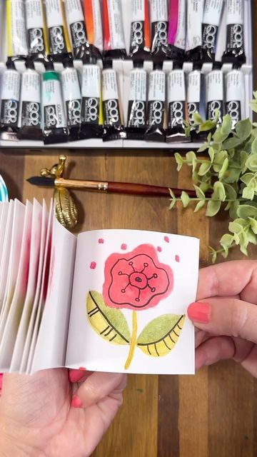 Mini Animation, Flipbook Animation, Mini Flip Book, Flower Blooming, Water Color Pencil, Watercolor Video, Watercolor Sketch, Watercolor Pencils, Watercolor Drawing