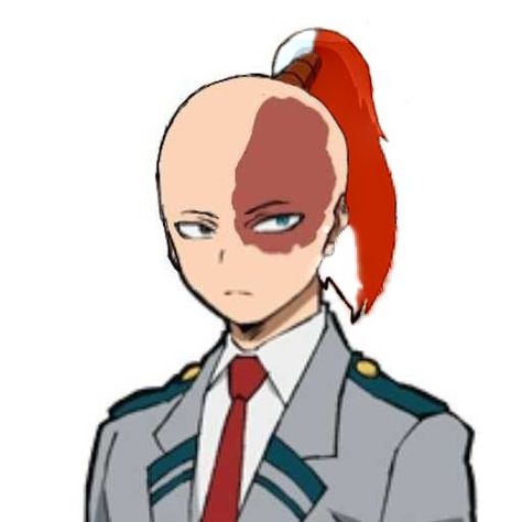 Shouto Todoroki with Zukos ponytail. My hero academia My Hero Academia Shouto, My Hero Academia Memes, Boku No Hero Academia Funny, My Hero Academia Episodes, Legend Of Korra, Hero Academia Characters, Aang, Avatar The Last Airbender, Drawing Reference Poses