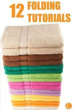 Folding Fitted Sheets, Folding Towels, How To Fold Towels, Folding Laundry, Clothes Organization Diy, Organizing Hacks, Organisation Hacks, How To Fold, Diy Clothes Life Hacks