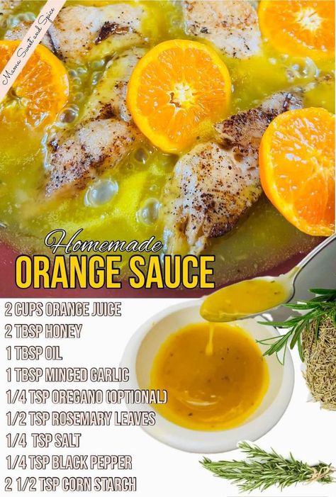 Orange Marmalade Sauce, Sweet Orange Marmalade Chicken, Orange Marmalade Dipping Sauce, Orange Juice Salmon Marinade, Salmon Orange Marmalade, Rosemary Leaves, Orange Sauce, Bobby Flay, How To Dry Rosemary