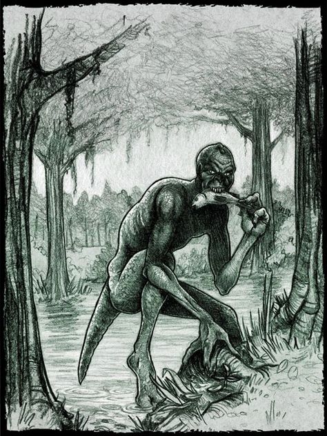 Lizard Man, Lake Monsters, Giant Snake, River Monsters, Black Beast, Man Illustration, The Lizard, Paranormal Investigation, Radio Host