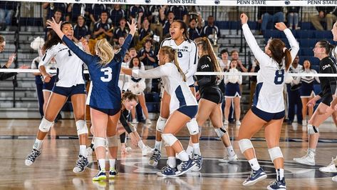 Volleyball Winning, Penn State Volleyball, Kendall White, Volleyball Aesthetic, September Goals, Penn State College, Volleyball Tournaments, Women's Volleyball, Campus Life