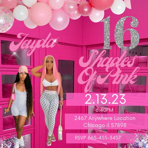 Blue Sweet 16, 16th Birthday Outfit, Sweet Sixteen Birthday Party Ideas, Barbie Theme Party, 16th Birthday Decorations, Sweet 16 Decorations, Birthday Goals, 21st Birthday Photoshoot, Template Birthday