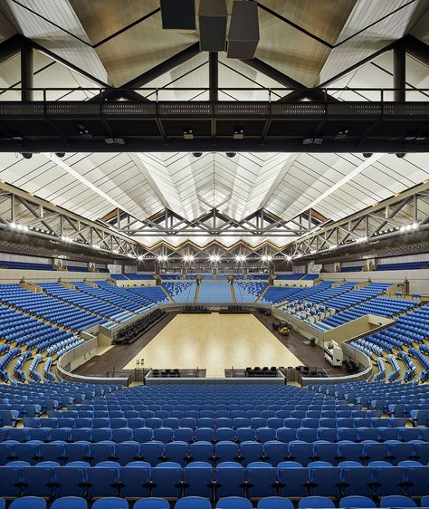 Gallery - Margaret Court Arena Redevelopment / NH Architecture + Populous - 3 Basketball Arena Architecture, Basketball Arena Design, Boxing Arena, Margaret Court, School Building Design, Prefab Buildings, Stadium Architecture, Soccer Stadium, Sports Stadium