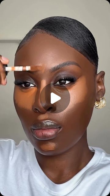 Dark Brown Skin Makeup, Make Up For Dark Skin Women, Face Makeup Guide, Rose Latte, Benefit Hoola, Cool Brown, Easy Bake, Brown Skin Makeup, Heavy Makeup