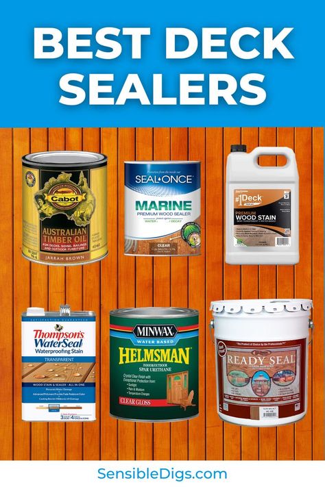 Deck sealer is so important if you want to keep your decking in the best possible condition. Sealing A Deck, Wood Sealer Outdoor, Deck Sealing Ideas, Best Deck Stain And Sealer, Deck Sealant, Outdoor Wood Decking, Deck Stain And Sealer, Wood Deck Stain, Best Deck Stain