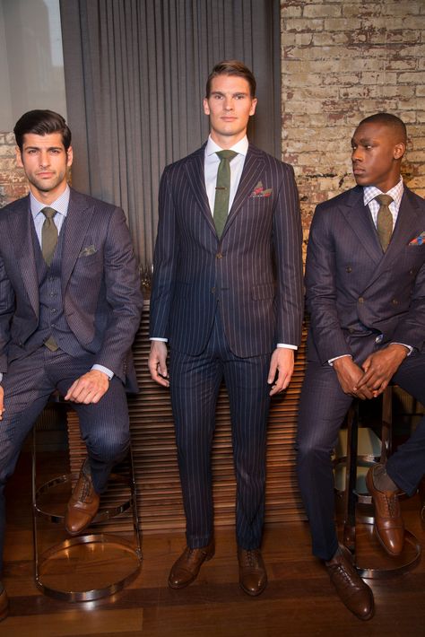 Hickey Freeman Suits, New York Fashion Week Men, Custom Made Suits, Mens Slides, Paris London, Ootd Men, Bespoke Tailoring, Purple Label, Latest Mens Fashion