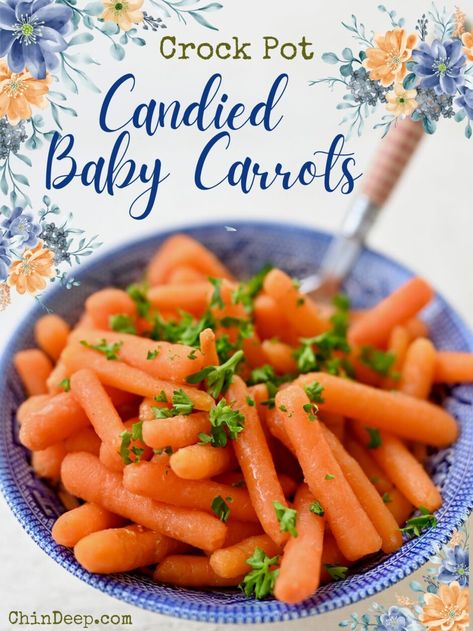 Edna Lewis Recipes, Candy Carrots Recipe, Slow Cooker Candy, Baby Carrot Recipes, Candied Carrots, Crockpot Candy, Carrot Recipes, Baby Carrots, Veggie Dishes