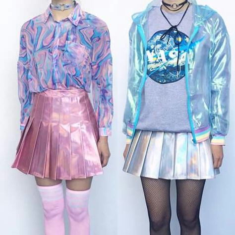 Vaporwave Aesthetic Outfits, Vaporwave Outfit, Vaporwave Fashion, Vaporwave Clothing, Fashion Kawaii, Seapunk Fashion, Soft Grunge, Kawaii Clothes, Character Outfits