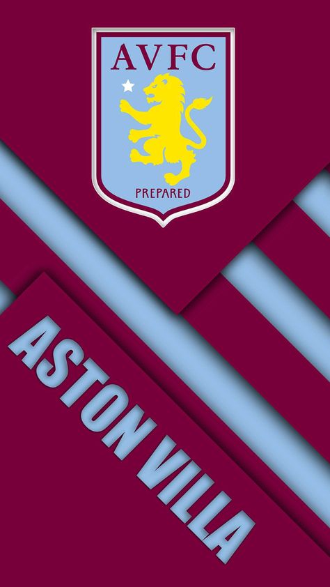 Aston Villa Poster, Aston Villa Logo, Aston Villa Wallpaper, Villa Logo, Villa Wallpaper, Aston Villa Fc, Soccer Life, Football Poster, Aston Villa