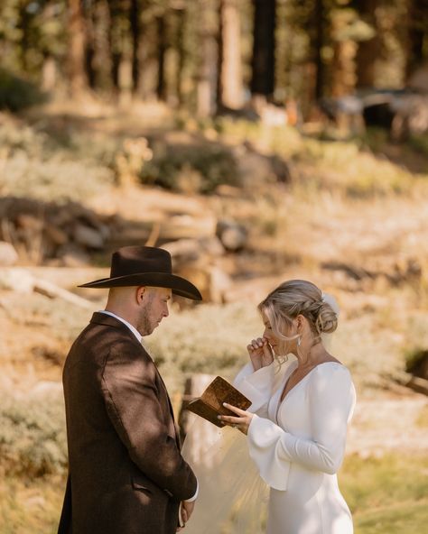 The a few snippets of the mr + mrs; so many more details to come 😍 . . . . Romantic western weddings are some of my fave, y’all ✨ . . . #weddingphotographer #northerncaliforniaphotographer #weddingday #chicocaliforniaphotographer #buttecountyphotographer #glenncountyphotographer #sacramentoweddingphoto #colusaweddingphotog #tehamaweddingphotographer #renophotographer #almanorphotographer #mountainwedding #westernweddingmagazine #norcalwedding #engagementphotographer First Kiss Wedding, Lake Almanor, Country Wedding Photos, Country Wedding Decorations, Cowboy Wedding, Rustic Romance, Outdoor Wedding Photos, Country Wedding Dresses, Northern California Wedding