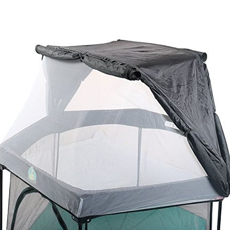 Full Coverage Canopy for Pack and Play Portable Playard – 1 UV Shade + 1 Mesh Layer for Protection from Summer Sun and Mosquitoes – Easy Click-to-Install Outdoor Infant Playpen Cover by BabySeater Play Canopy, Portable Playpen, Pack N Play, Pack And Play, Play Yard, Baby Cover, Infant Activities, Summer Sun, Outdoor Gear