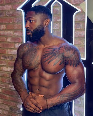 Shoulder Tattoos for Men Shoulder To Back Tattoo Men, Left Shoulder Tattoo For Men, African American Tattoos Men, Black Men Back Tattoos, Front Shoulder Tattoo Men, Black Guys With Tattoos, Dark Skin Tattoo Men, Men’s Shoulder Tattoo Ideas, Black Culture Tattoos Men