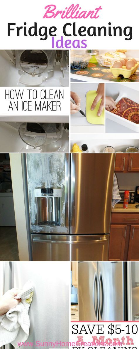 Fridge Cleaning Hacks - there are some awesome ideas here that I'll have to try. Especially the on to keep the front of the fridge clean!! Fridge Cleaning Hacks, Fridge Cleaning, Diy Household Cleaners, Diy Cleaning Products Recipes, Clean Fridge, Fridge Organization, Cleaning Recipes, Diy Cleaners, Organize Declutter