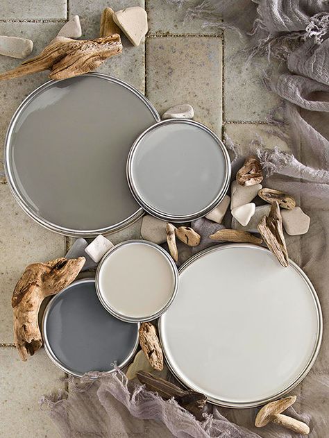 Warm grays can boost a whole room's personality! Find more color schemes here: http://www.bhg.com/decorating/color/neutrals/neutral-paint-colors/?socsrc=bhgpin082714warmgraypaintcolors&page=1 Warm Grey Paint Colors, Warm Gray Paint, Gray Paint Colors, Top Paint Colors, Paint Color Schemes, Neutral Paint Colors, Gray Paint, Grey Paint Colors, Neutral Paint