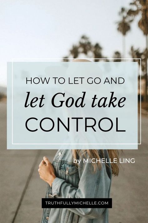 How To Let God Lead Your Life, Letting God Take Control, Let God Take Control, Biblical Motherhood, Christian Thoughts, Faith Board, God's Voice, How To Believe, Take Control Of Your Life