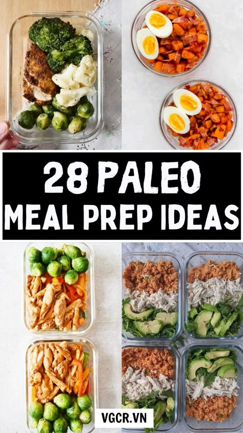 Here are some paleo meal prep ideas suggestions designed to help you save time and money while staying committed to your paleo diet. These nutritious meal prep bowls are packed with healthy ingredients and are free from grains, dairy, refined sugars, and legumes. Paleo Budget Meals, Paleo Diet Meal Plan For Beginners, Paleo Make Ahead Meals, Nutritious Meal Prep, Paleo Lunch Meal Prep, Gut Healthy Meal Prep, Paleo Diet For Beginners Recipes, Simple Paleo Meal Plan, Paleo Food Prep