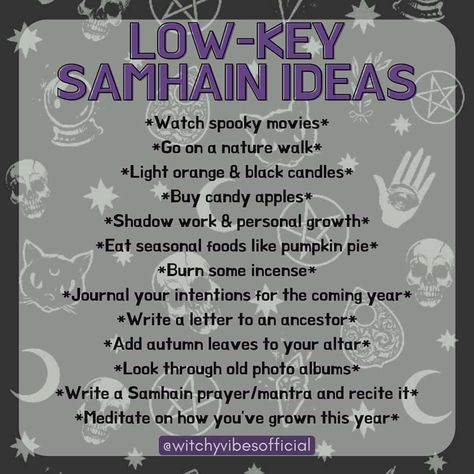 Ways To Celebrate Samhain, Samhain Crafts, Witchy Holidays, Ritual Spells, Samhain Traditions, Samhain Ritual, Witchcraft Spells For Beginners, Samhain Halloween, Wiccan Magic