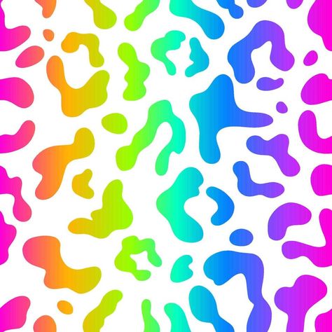 Square Rainbow leopard seamless pattern. Rainbow spots on a white background. Vector animal pattern Leopard Print Wallpaper, Rainbow Leopard Print, Pattern Rainbow, Animal Print Wallpaper, Rainbow Leopard, Leopards, Animal Pattern, Seamless Pattern, Seamless Patterns