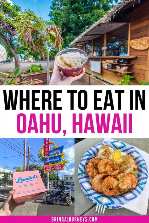 What To Eat In Hawaii, Jurassic Valley Oahu, Best Food North Shore Oahu, Best Things To Do In Oahu Hawaii, Waikiki Restaurants Dinners, Best Places To Eat North Shore Oahu, Best Food Oahu, Best Things To Do On Oahu, Oahu Travel Guide