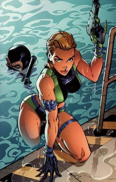 Curvaceous Comic Book Babes : J Scott Campbell Abbey Chase, Glen Keane, Danger Girl, J Scott Campbell, Comic Book Girl, Scott Campbell, Cartoon Photo, Bd Comics, Comics Girls