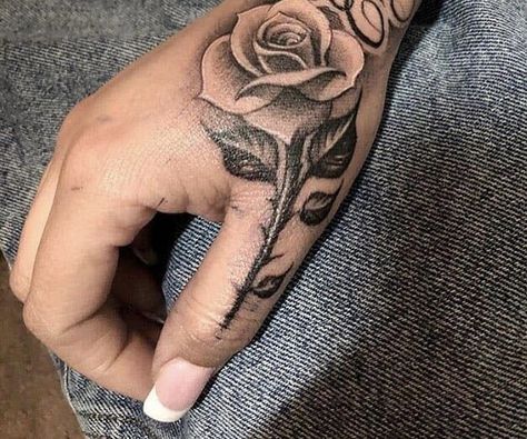 Hand Thumb Tattoos For Women, Thumb Hand Tattoo, Realism Hand Tattoo, Hand Palm Tattoos, Tattoo Wings, Delicate Flower Tattoo, Hand Tattoo Designs, Tattoo Ideas Males, Thumb Tattoos