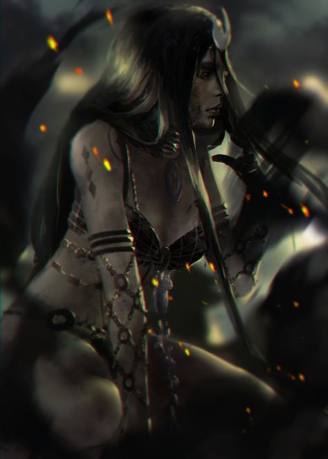 Enchantress by fate-fiction Enchantress Art, Enchantress Dc, Justice League Dark, Super Human, Comics Story, Super Villains, The Villain, Dark Fantasy Art, Dark Art