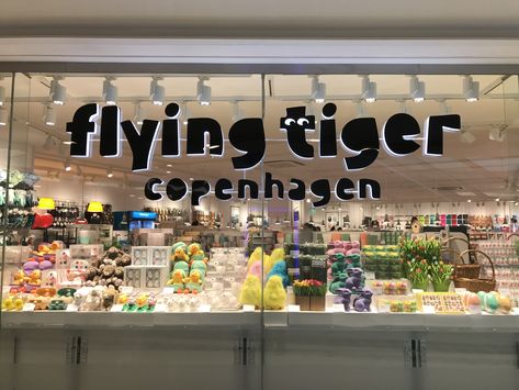 Flying Tiger Storefront 2018 (2) Copenhagen Aesthetic, Tiger Shop, Tiger Roaring, Tiger Store, Flying Tiger Copenhagen, Flying Tiger, Visit France, Tiger Woods, Doodle Designs