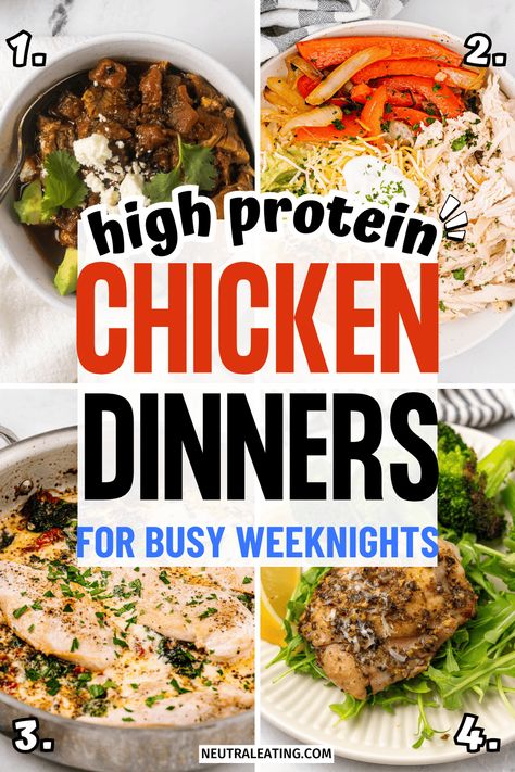 We’ve got the best high protein dinner recipes for you! These quick and easy high protein dinners are so easy to make. Using only a few ingredients, these simple high protein dinners won’t break the bank. Try our healthy dinner ideas a try! High Protein Dinners For Family, High Protein Dinners Healthy, High Protein Chicken Dinner, Simple Healthy Dinners, Easy High Protein Dinner, Easy High Protein Recipes, High Protein Dinner Recipes, High Protein Dinner Ideas, High Protein Dinners