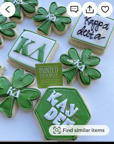 Sorority Cookies Decorated, Kappa Delta Gift, Sorority Cookies, Kappa Delta Stickers, Kappa Delta Graphic, Kappa Delta Merchandise, Tri Delt, Sorority Sugar, Sorority Bid Day