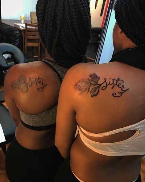 Sister tattoos Sister Tat, Bestie Tattoo, Matching Sister Tattoos, Pretty Hand Tattoos, Cute Tats, Tattoos For Women Half Sleeve, Baddie Style, Girls Sister, Pretty Tattoos For Women