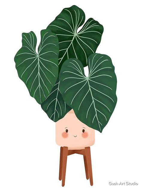 Philodendron Illustration, Philodendron Gloriosum, Plant Illustration, Featured Art, Print Images, Art Studio, Top Artists, Still Life, Sell Your Art