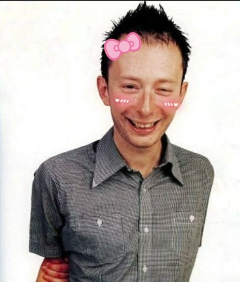 Thom Yorke Radiohead, The Bends, Radio Head, Ok Computer, Thom Yorke, He Makes Me Happy, The Amazing World Of Gumball, Radiohead, Music Memes