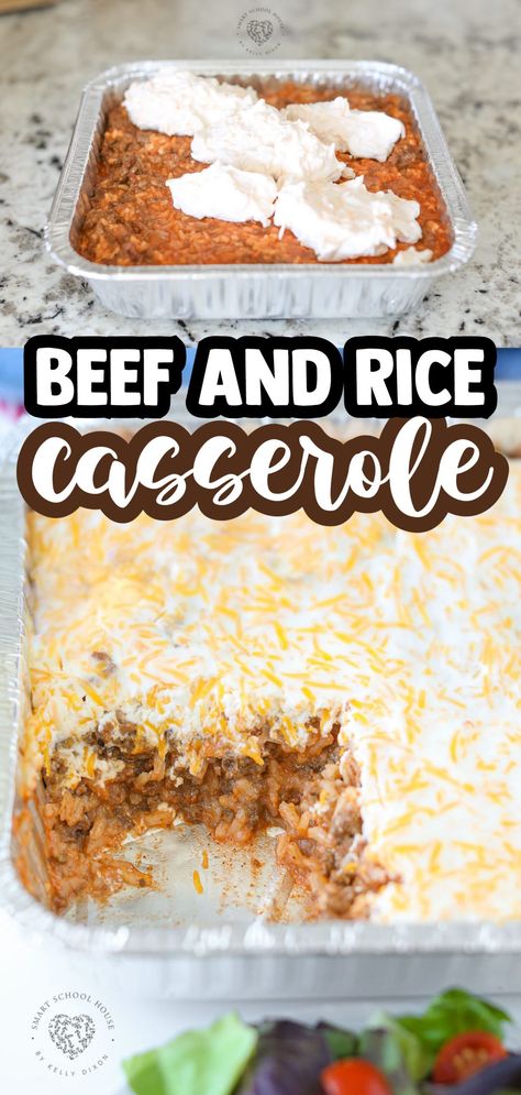 Cheesy Beef Rice Casserole, Make Ahead Ground Beef Casserole, Ground Beef And Rice Recipes Casseroles, Cheesy Ground Beef Casserole, Cheesy Ranch Ground Beef And Rice Casserole, Cheesy Hamburger And Rice Casserole, Ground Beef And Rice Recipes For Dinner, Rice And Ground Beef Recipes, Hamburger And Rice Casserole