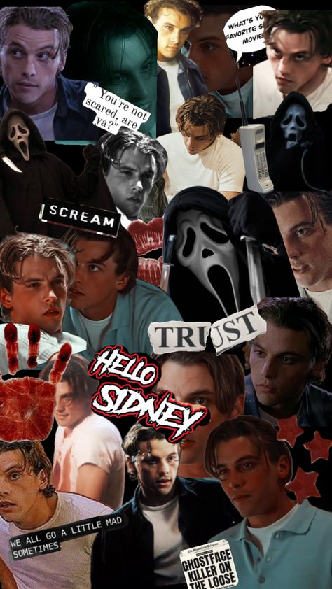 Billy Loomis Collage, Billy From Scream Wallpapers, Billy Loomis Wallpaper Iphone, Billy Loomis Wallpaper Aesthetic, Billy Loomis And Sidney Prescott, Billy Loomis Aesthetic, Billy Loomis Wallpaper, Ghostface Wallpaper Aesthetic, Billy Loomis Hot