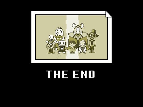 Pacifist Ending-Choosing "I have places to go" Undertale Pacifist Ending, Undertale Ending, The End Aesthetic, Interactive Storytelling, When You See It, What Is Your Name, Undertale Art, First Humans, Me Too Meme