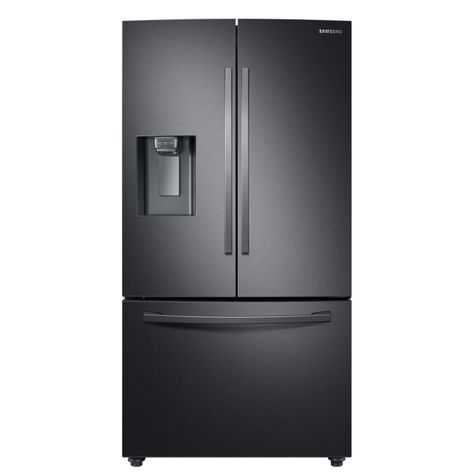 Samsung RF23R62E3B1 Series 8 French Style Fridge Freezer Ice & Water – BLACK STEEL 4 Door Fridge, Utility Ideas, Samsung Fridge Freezer, Black Fridges, American Fridge Freezer, Samsung Fridge, American Style Fridge Freezer, American Fridge, Door Fridge