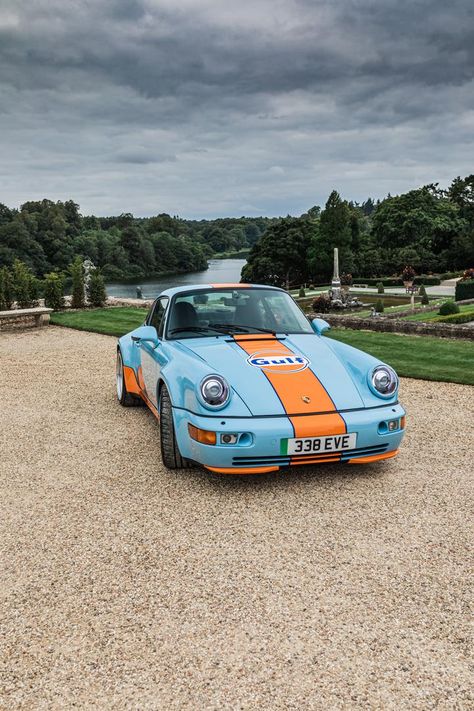 Porsche Gulf Racing, Gulf Porsche, Gulf Racing, New Porsche, Porsche 964, Ford Gt40, Exotic Sports Cars, Dream Garage, Vintage Models