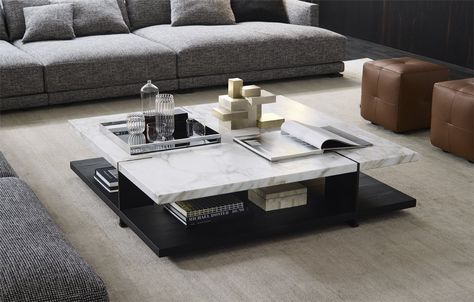 Bristol coffee table02 POLIFORM (no info. no price) Mixed Woods Living Room, Marble Room, Living Room Center, Entrance Furniture, Interior Decoration Accessories, Coffee Table Furniture, Concept Home, Contemporary Coffee Table, Wood Interiors