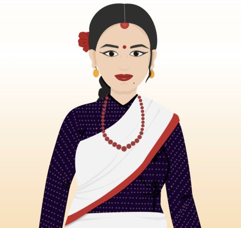 Newari Dress, Armaan Malik, Nepal Travel, Dress Sketches, Drawings Simple, Cardiff, Art Drawings Simple, Nepal, Women Empowerment