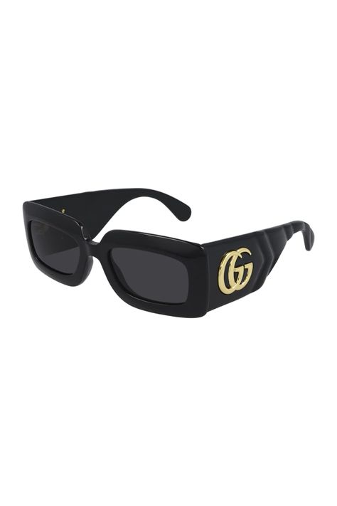 D3UGB Gucci Oversized Rectangular Acetate Sunglasses Glasses Frames Trendy, Future Clothes, Fashion Eye Glasses, Stylish Glasses, Shapewear Bodysuit, Acetate Sunglasses, Gucci Sunglasses, Outfit Maker, Black Sunglasses