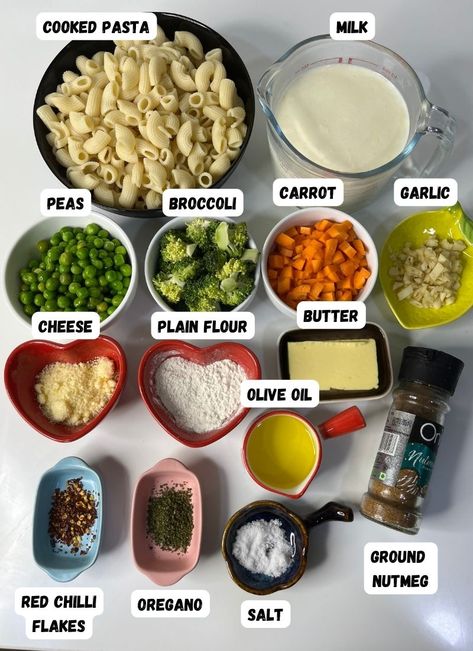 White Sauce Pasta | White Sauce Pasta Recipe Pasta White Sauce, Basic White Sauce, Pasta Simple, Fried Spaghetti, White Pasta Sauce Recipe, Making White Sauce, Grilled Chicken Pasta, Red Pasta, White Sauce Recipes